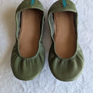 Tieks Olive Green Ballet Flats